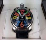 High quality Copy GaGa Milano Italy Watch Black Face